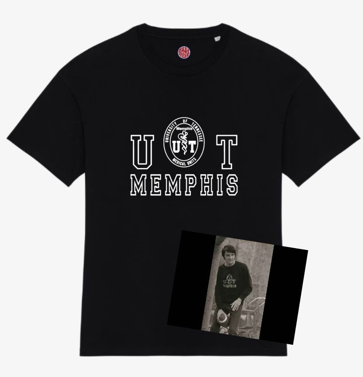 AS WORN BY ELVIS PRESLEY MEMPHIS UT ORGANIC COTTON T SHIRT