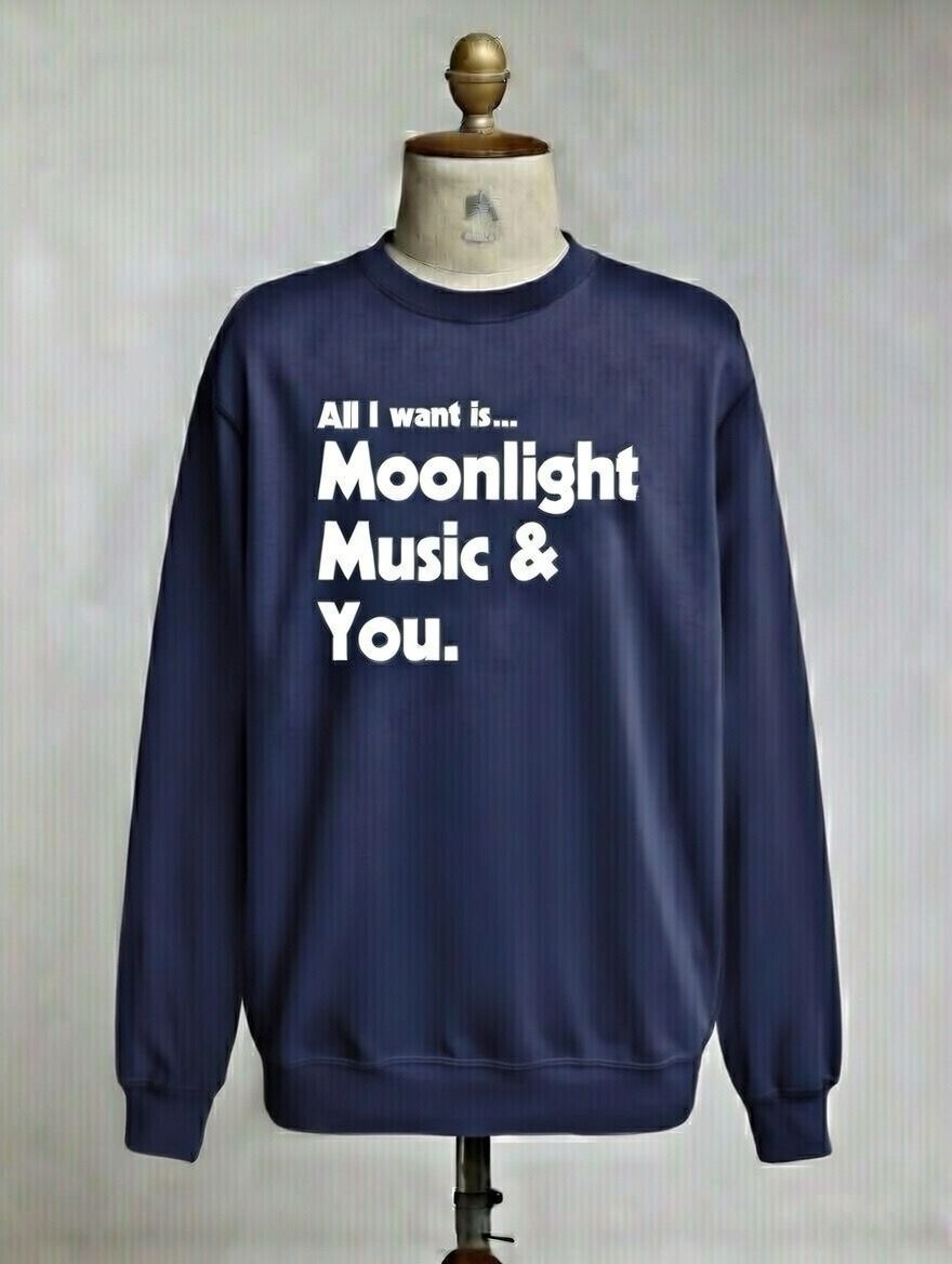 MOONLIGHT MUSIC AND YOU Organic Sweatshirt