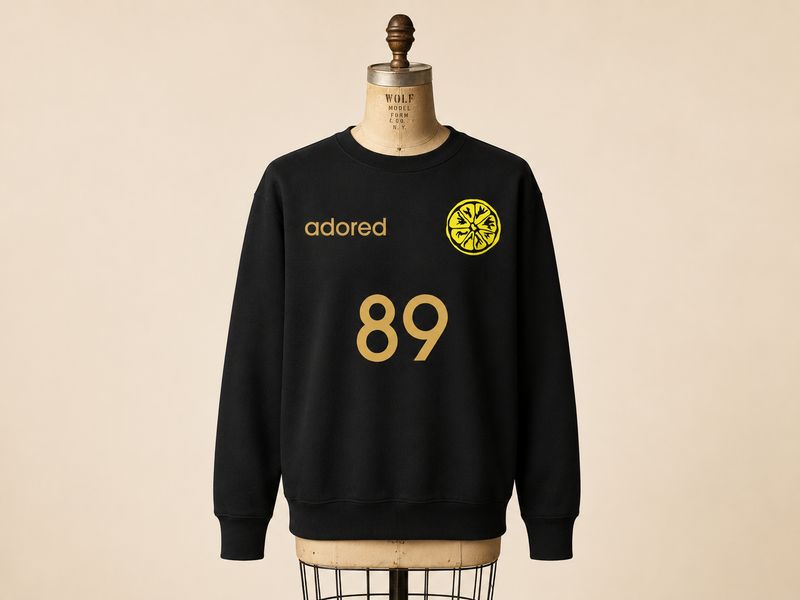 Adored The Stone Roses Inspired ORGANIC COTTON SWEATSHIRT