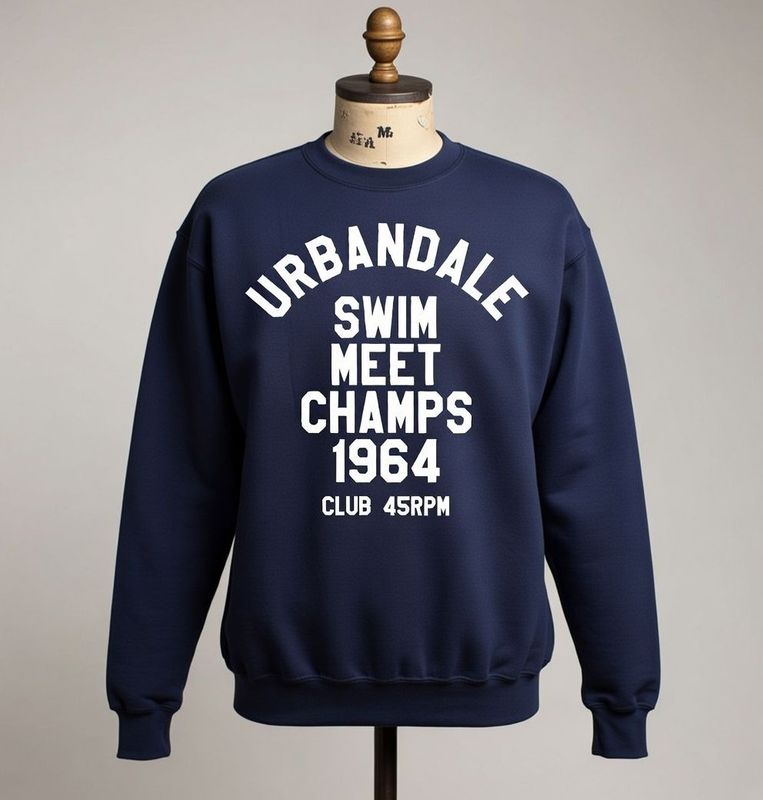 As Worn By Suggs, Urbandale Swim Meet Champs heavy Organic Cotton Sweatshirt