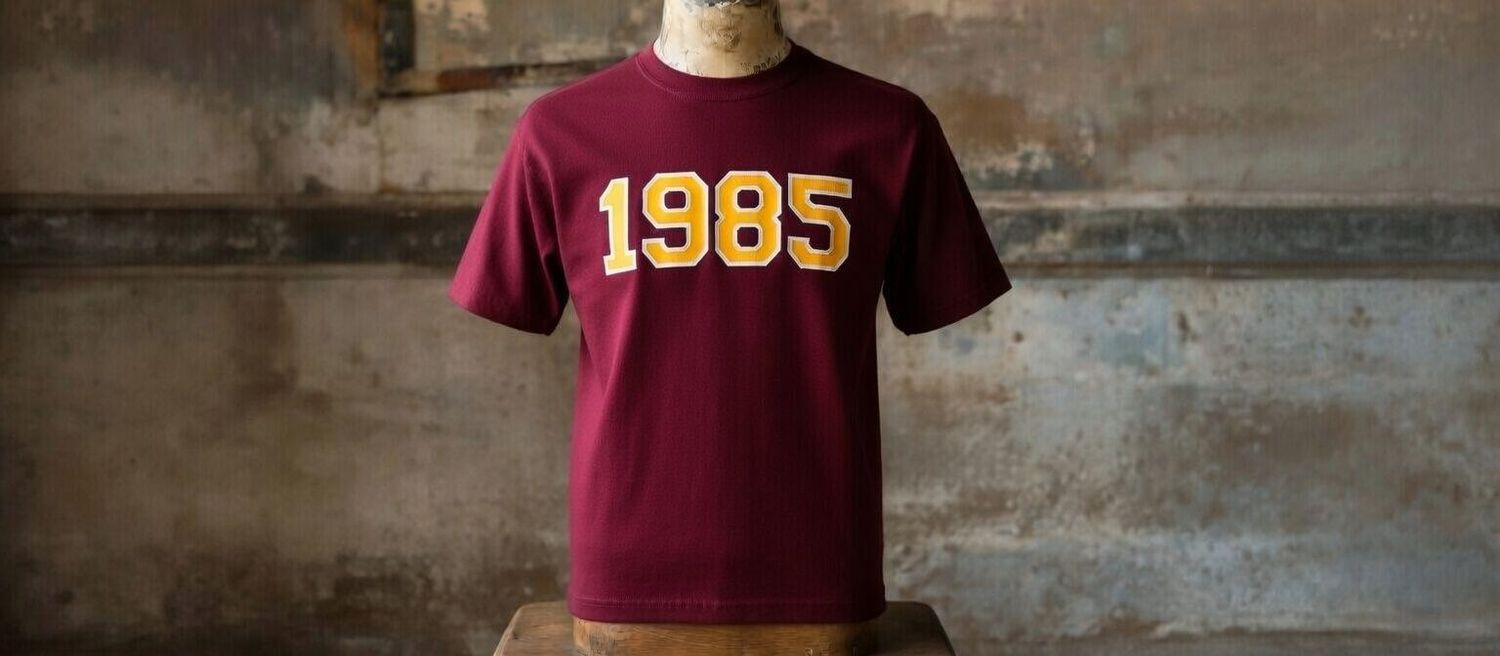 Ivy League College Year White Boarder Organic Cotton T-shirt (any year)