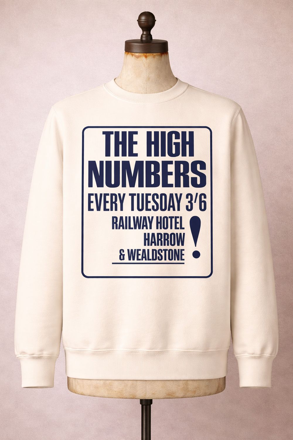 The High Numbers ORGANIC COTTON SWEATSHIRT The High Numbers ORGANIC COTTON SWEATSHIRT
