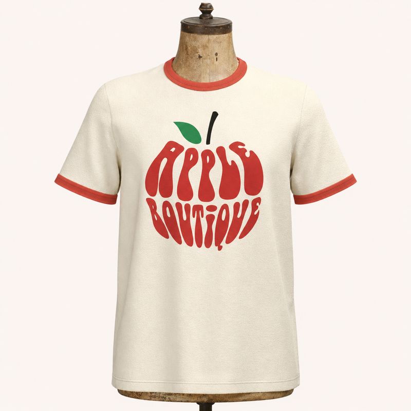 Apple Boutique  organic cotton Ringer T-Shirt