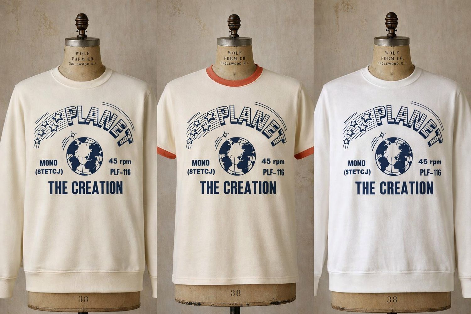 PLANET THE CREATION organic cotton SWEATSHIRT PLANET THE CREATION organic cotton SWEATSHIRT