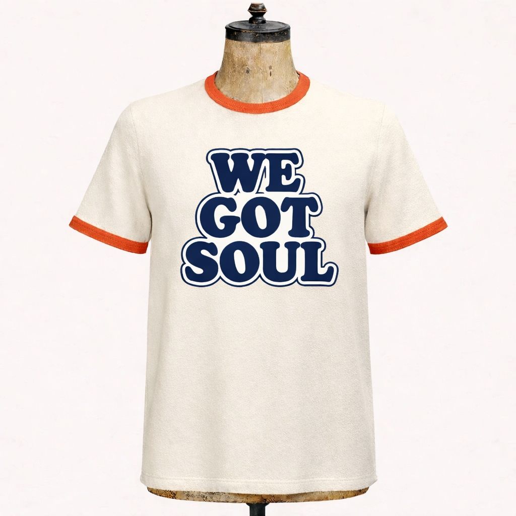 We Got Soul organic Ringer T Shirt