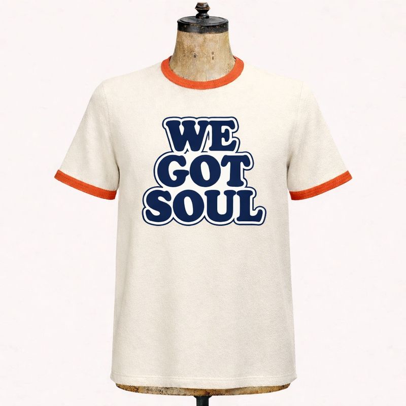 We Got Soul organic Ringer T Shirt