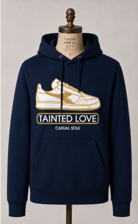 BORG (TAINTED LOVE- WEEKEND UNIFORM OR BETTER TO BE SOMEONE) ORGANIC COTTON HOODED SWEATSHIRT BORG (TAINTED LOVE- WEEKEND UNIFORM OR BETTER TO BE SOMEONE) ORGANIC COTTON HOODED SWEATSHIRT