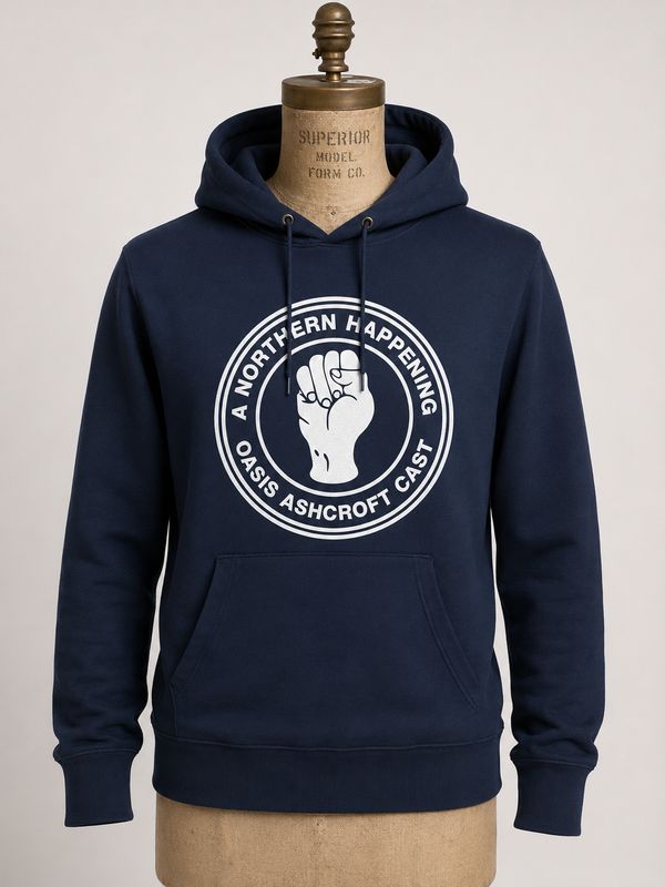 A NORTHERN HAPPENING CLASSIC LOGO HOODED SWEATSHIRT A NORTHERN HAPPENING CLASSIC LOGO HOODED SWEATSHIRT