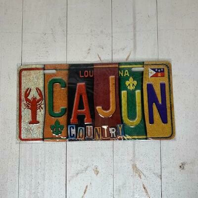 Cajun Country Metal Sign