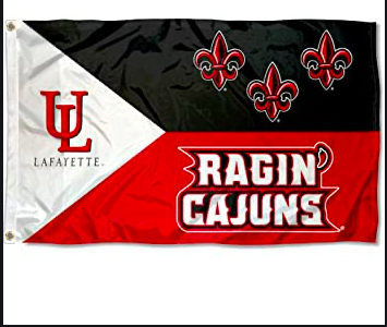 UL Acadian Style Flag 3x5