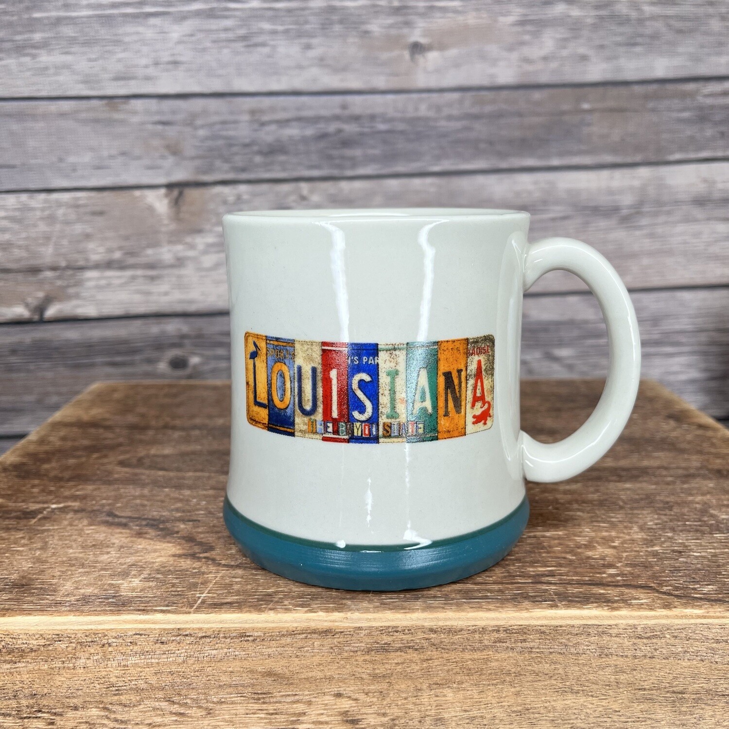 Louisiana License Plate Mug