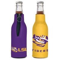LSU Bottle Koozie 2 Sided
