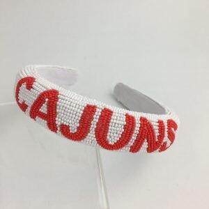 UL Beaded Cajuns Headband