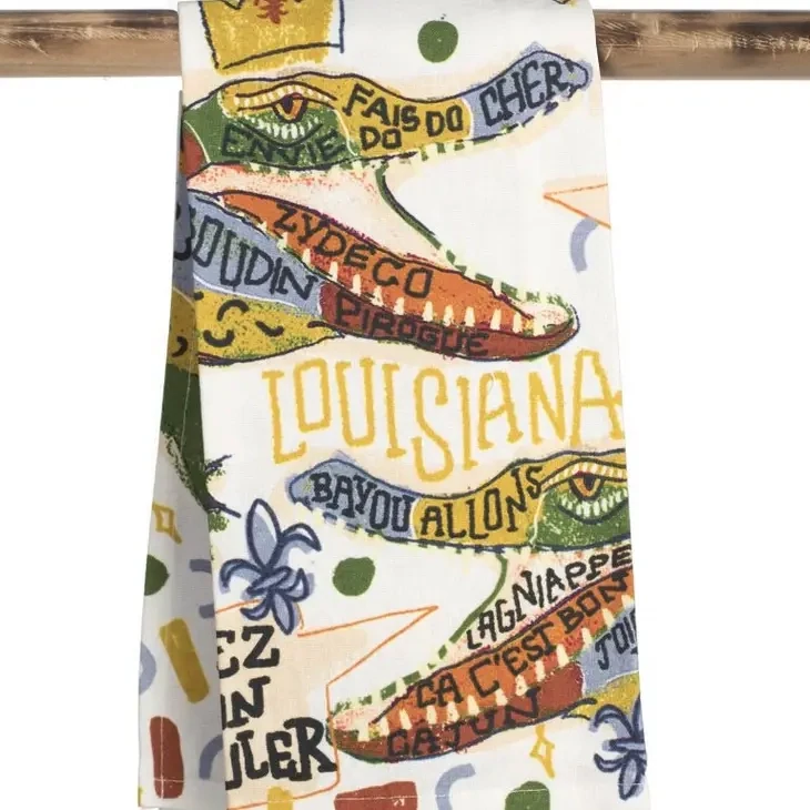 Towel Gator Louisiana Words