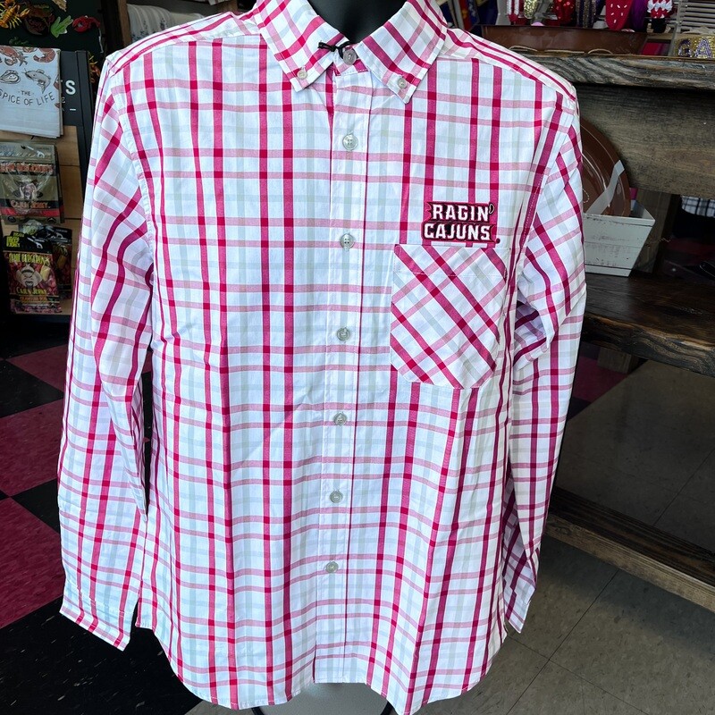 UL Button Down Red Black Trending