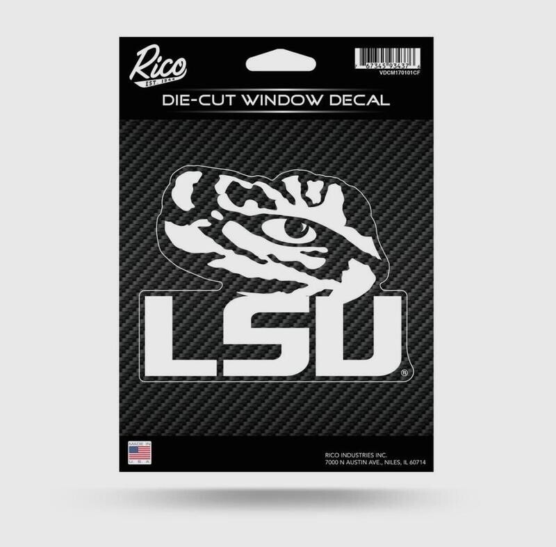 LSU White Eye Large Decal