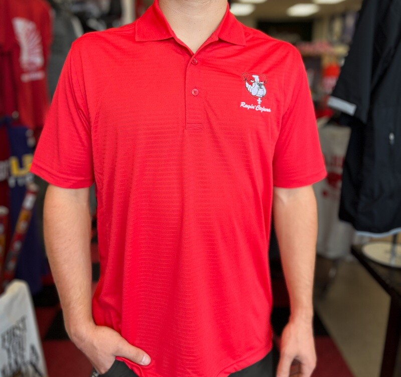 UL Polo Bayou Apparel Red Bulldog - Cajuns