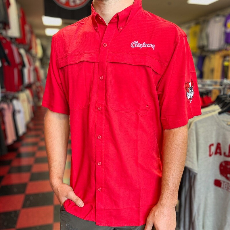 UL Fishing Shirt - Bayou Apparel - Cajuns Bulldog
