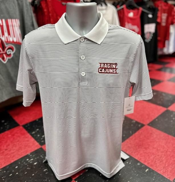 UL White Stripe Polo