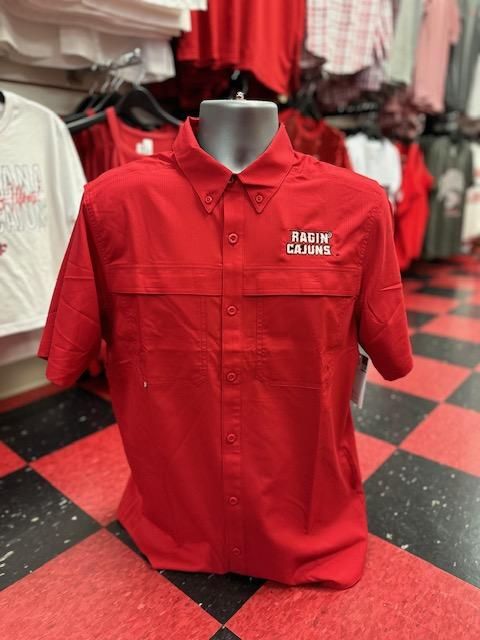 UL Red Rajun Cajun Fishing Shirt