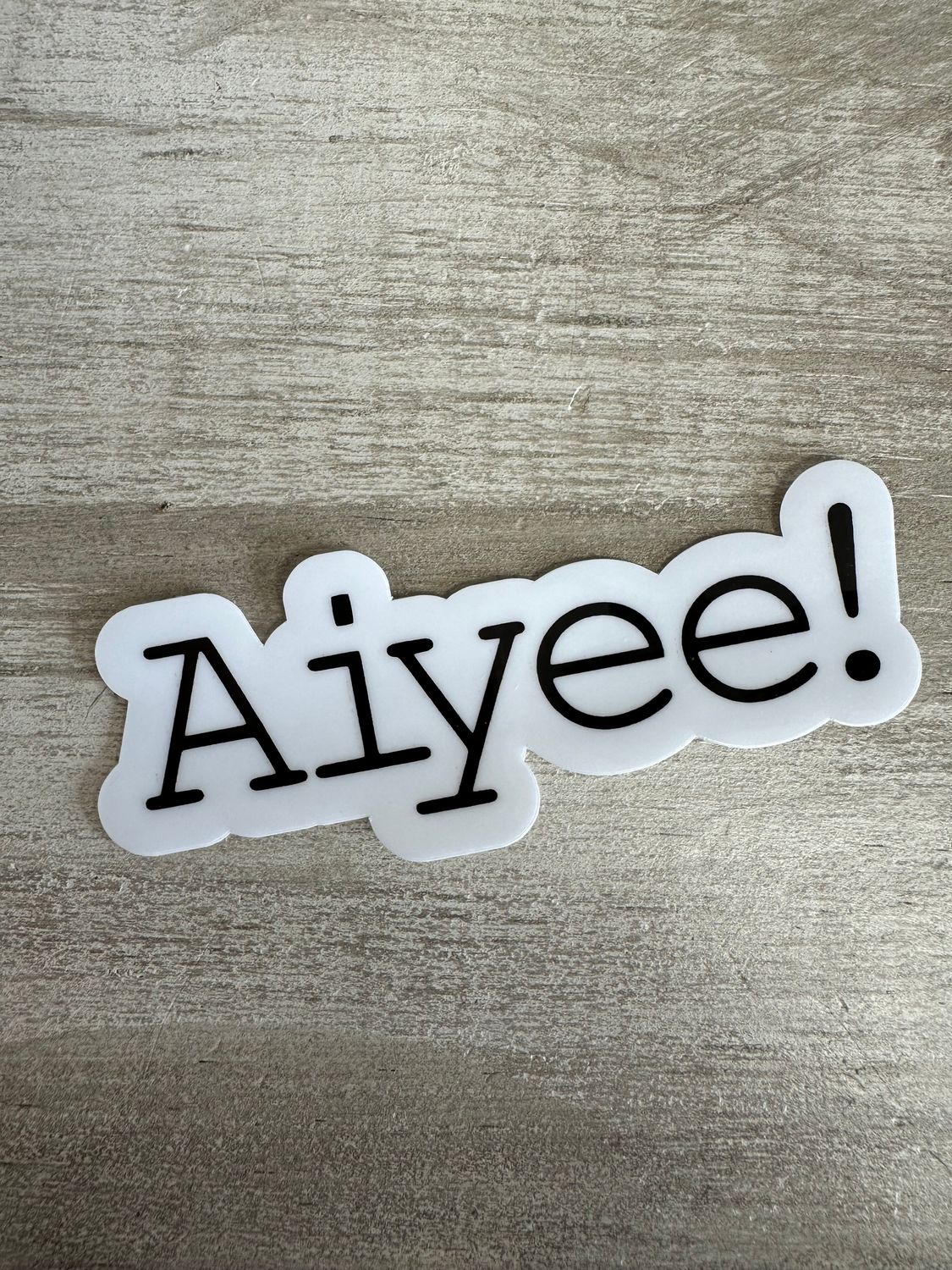 Aiyee! Decal