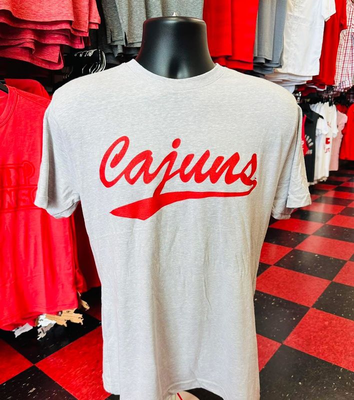 UL T Softball Script Cajuns