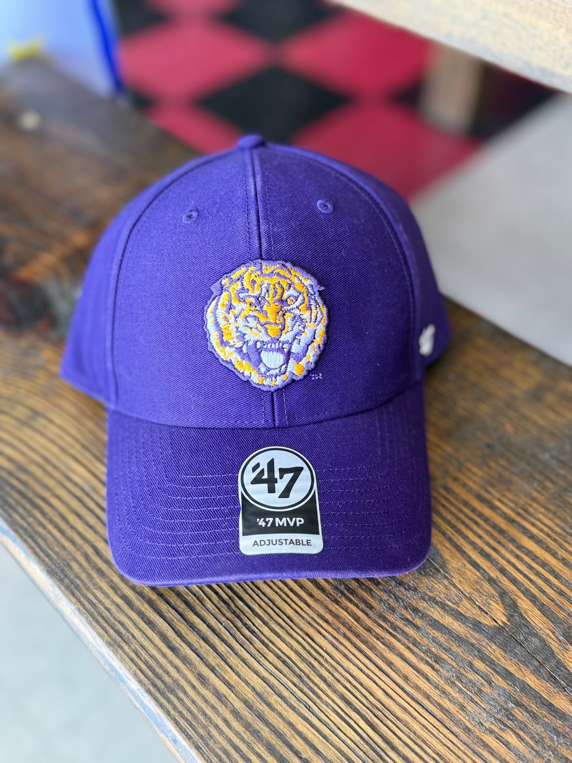 LSU Hat Purple Mike Vintage