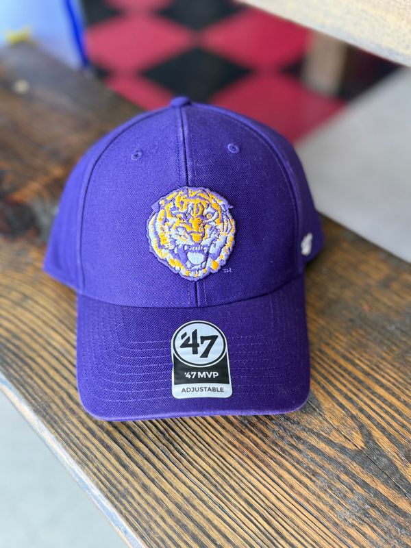 LSU Hat Purple Mike Vintage