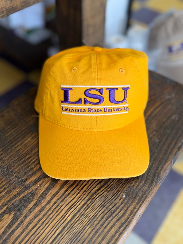 LSU Hat Gold Bar