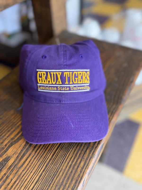 Purple LSU Bar Hat