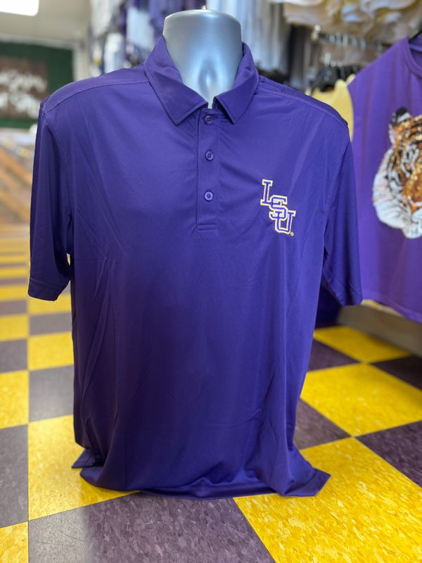 LSU Polo Pur Interlock