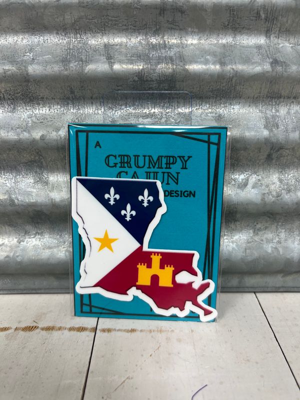 Decal Acadian LA State