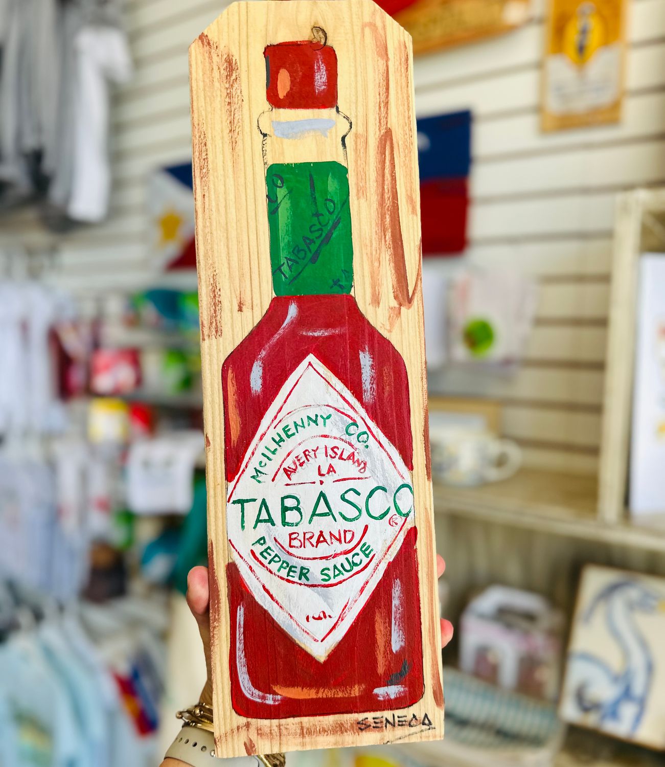 Painting Wood Tabasco Small