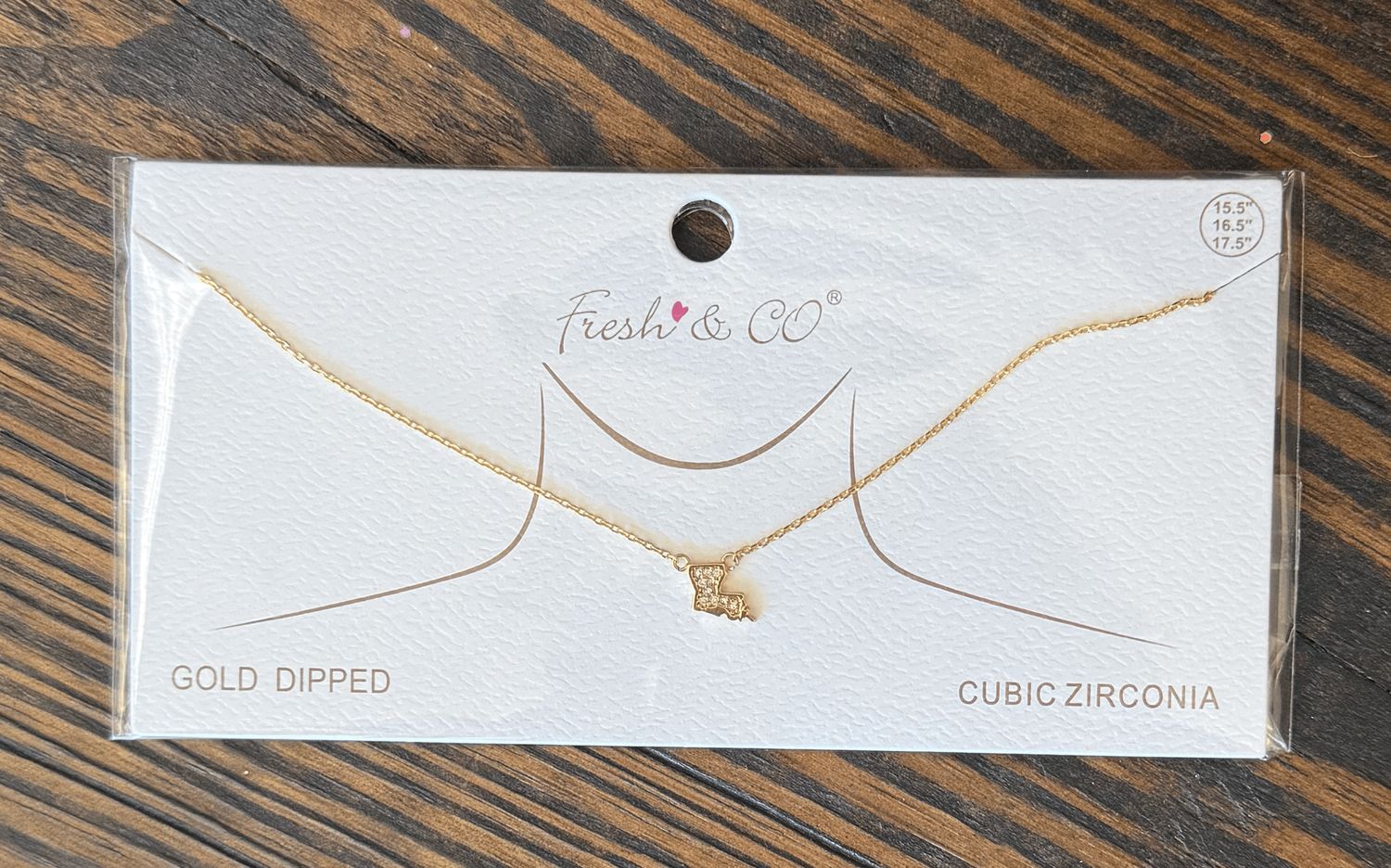 Necklace LA Cutout Gold