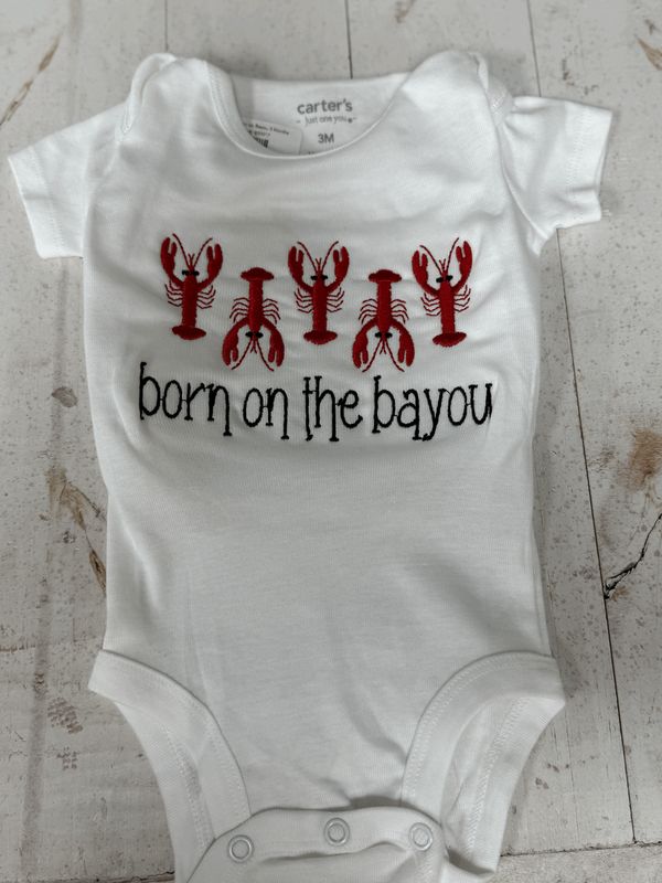 Onesie Born On The Bayou