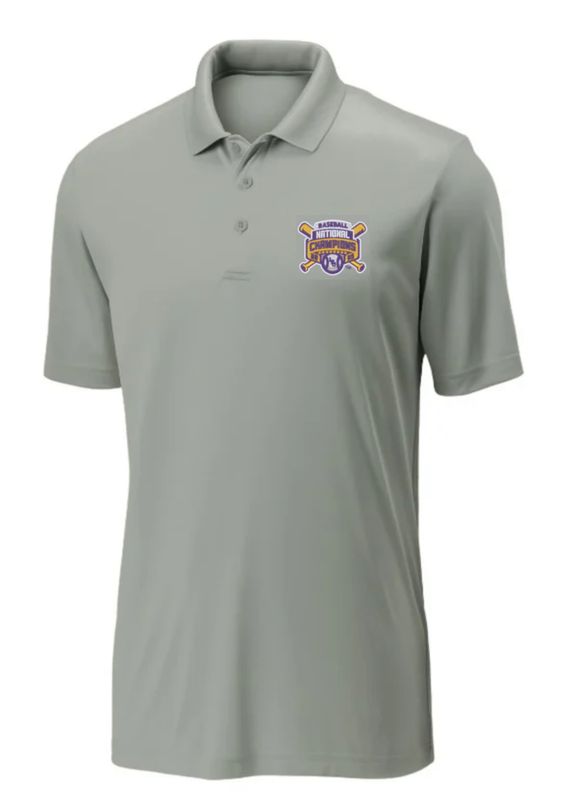 LSU Polo 2025 CWS Champions Grey