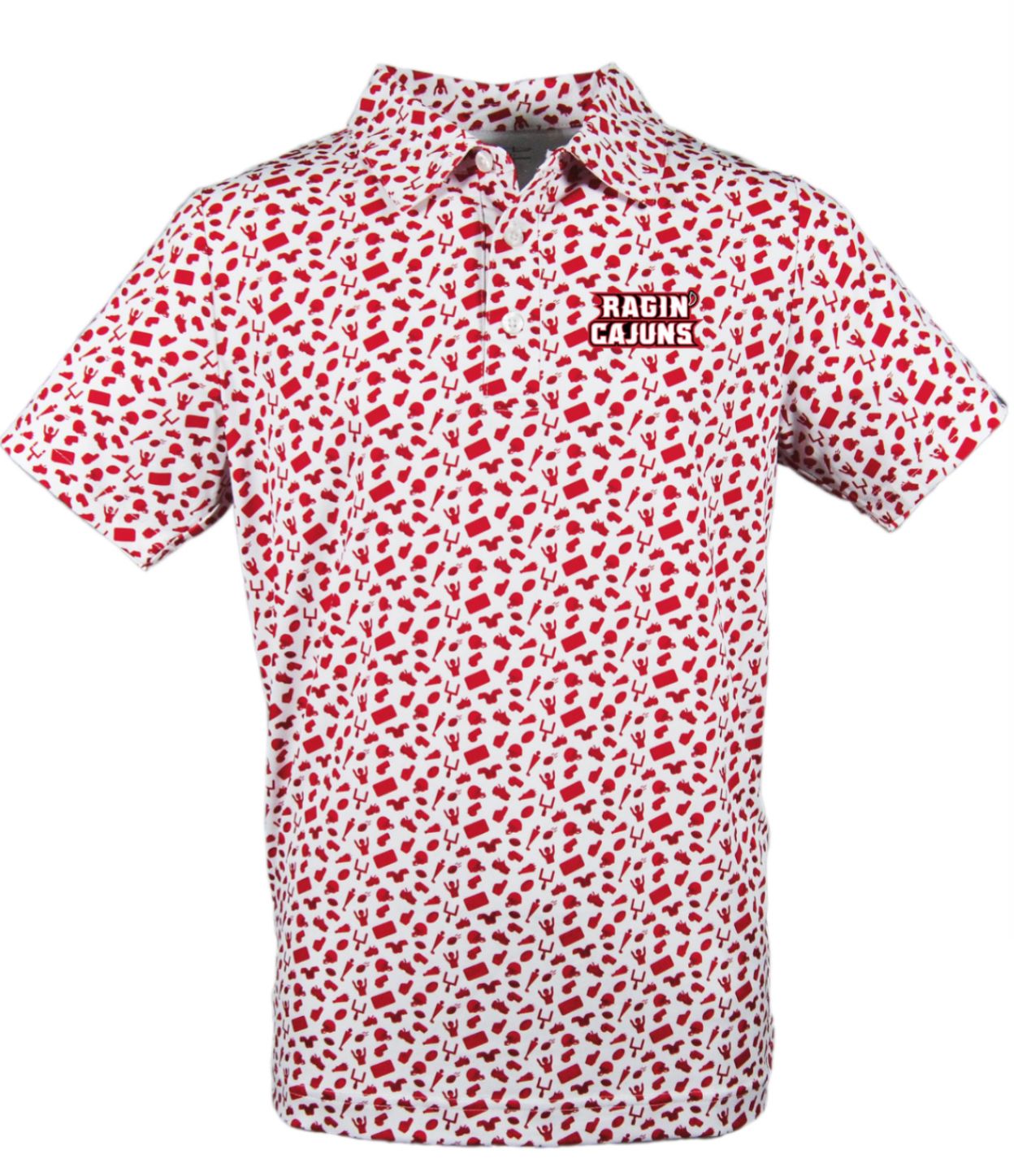 UL T Youth Print Ragin Cajuns