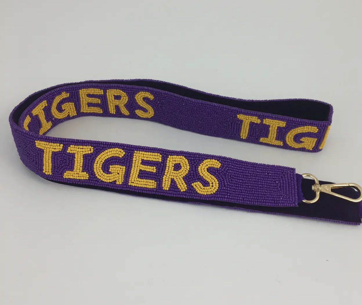 LSU Purse Strap Tigers