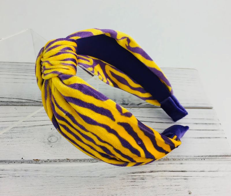 LSU Headband Tiger Stripe