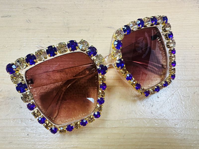 LSU Sunglasses Rhinestone