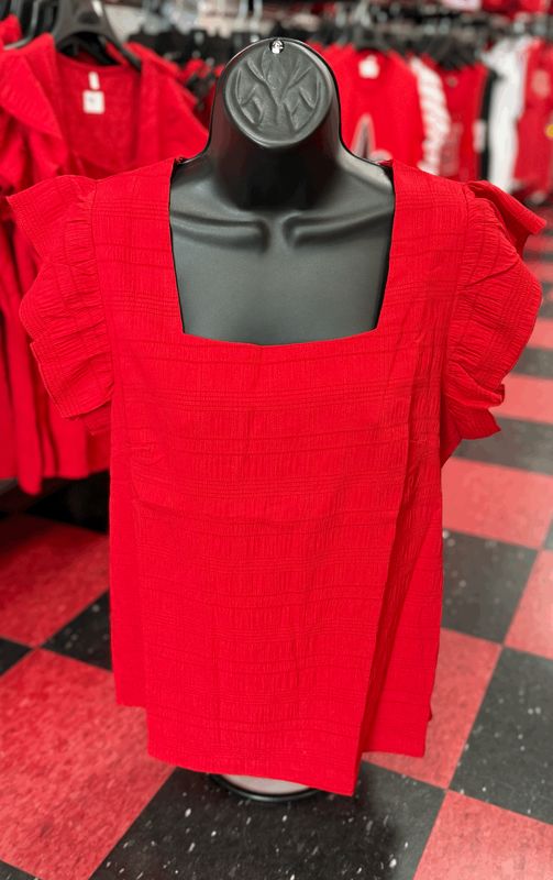 UL Flutter Top Red