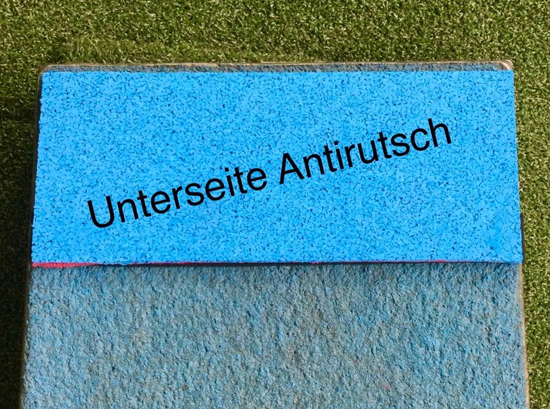 Wippentarget  blau ca. 12 x 30 cm ohne Akustik,  EPDM mit Antirutschunterseite und Gummizug