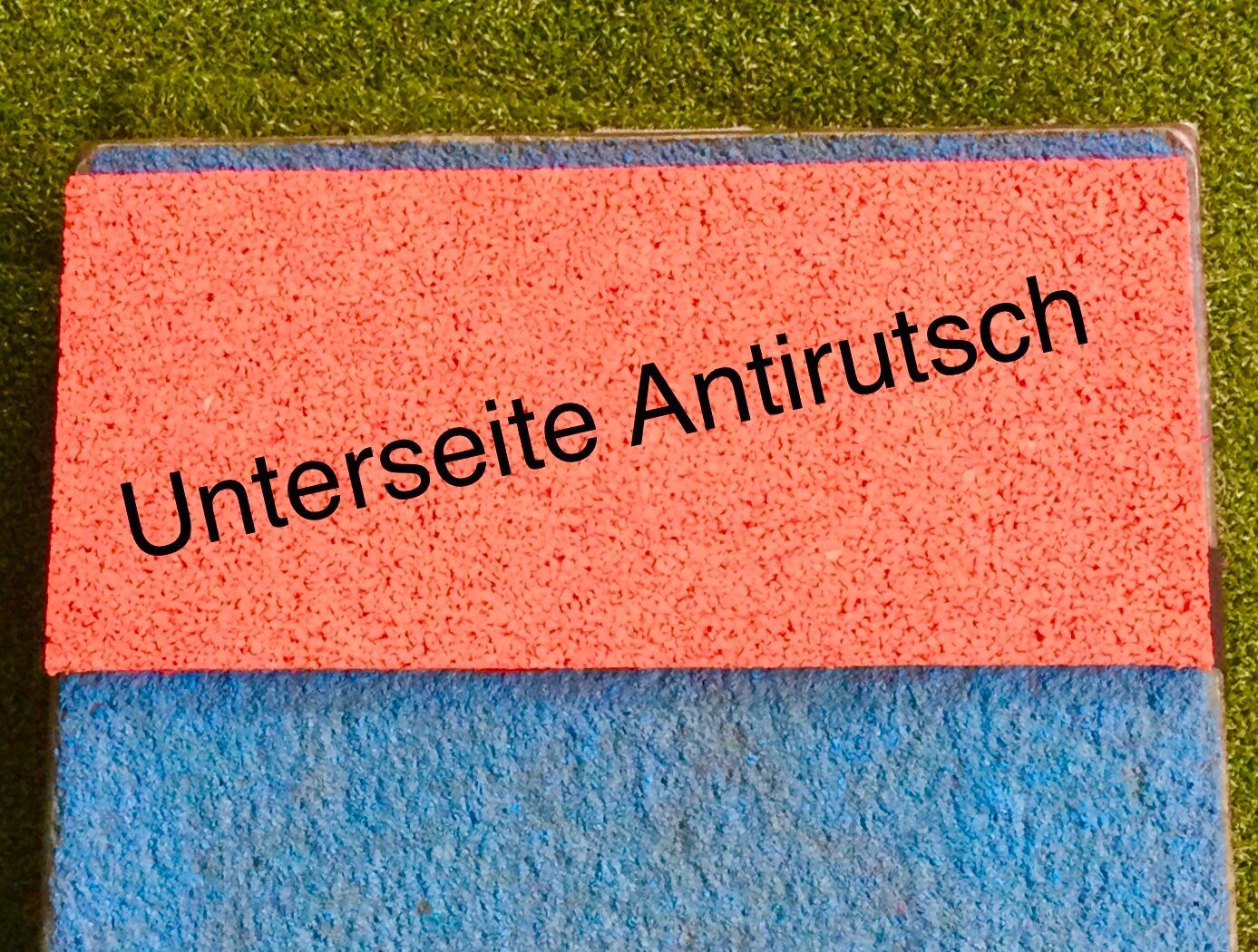 Wippentarget  rot ca. 12 x 30 cm ohne Akustik,  EPDM mit Antirutschunterseite und Gummizug