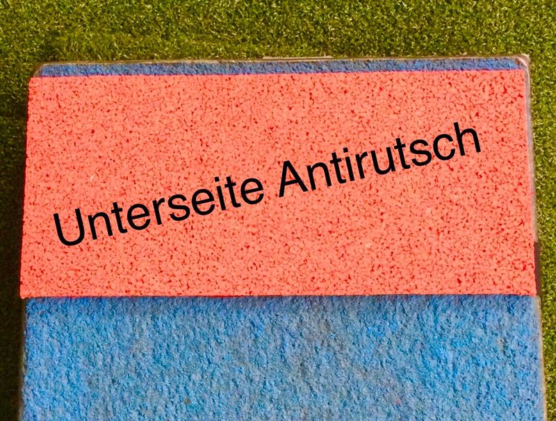 Wippentarget  rot ca. 12 x 30 cm ohne Akustik,  EPDM mit Antirutschunterseite und Gummizug