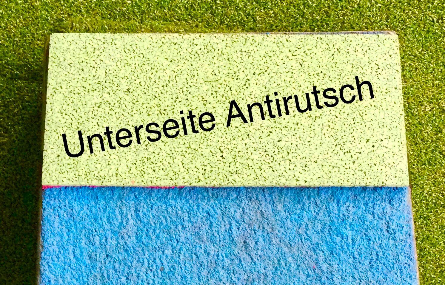 Wippentarget  grün ca. 12 x 30 cm ohne Akustik,  EPDM mit Antirutschunterseite und Gummizug