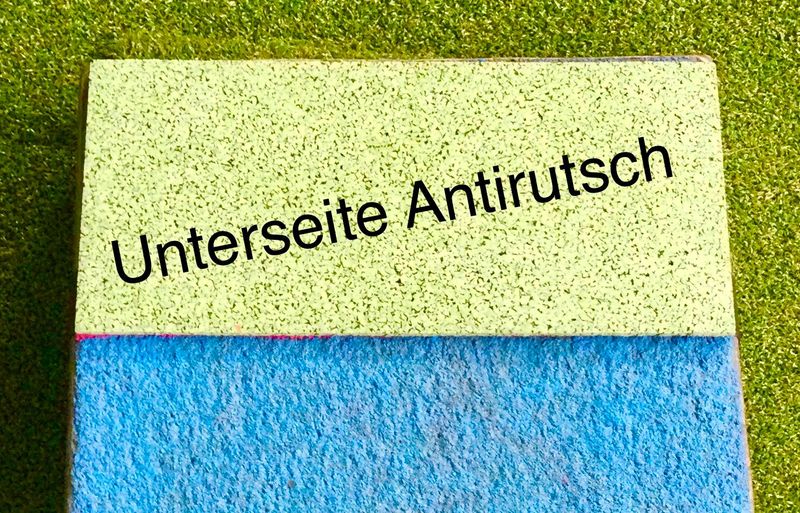 Wippentarget  grün ca. 12 x 30 cm ohne Akustik,  EPDM mit Antirutschunterseite und Gummizug