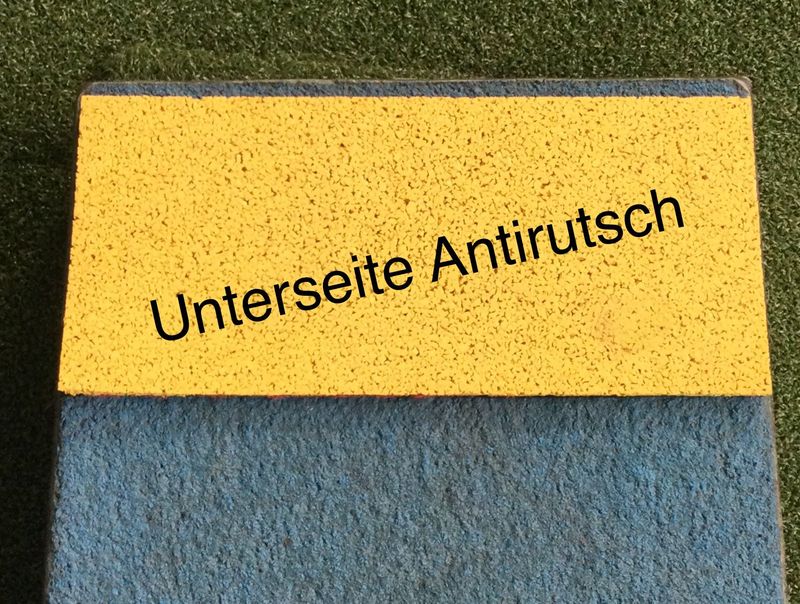 Wippentarget  gelb ca. 12 x 30 cm ohne Akustik,  EPDM mit Antirutschunterseite und Gummizug