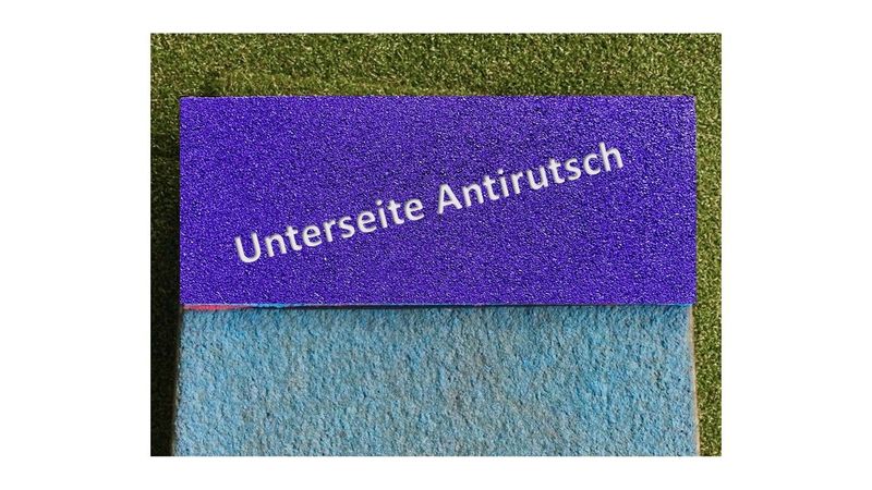 Wippentarget  lila ca. 12 x 30 cm ohne Akustik,  EPDM mit Antirutschunterseite und Gummizug