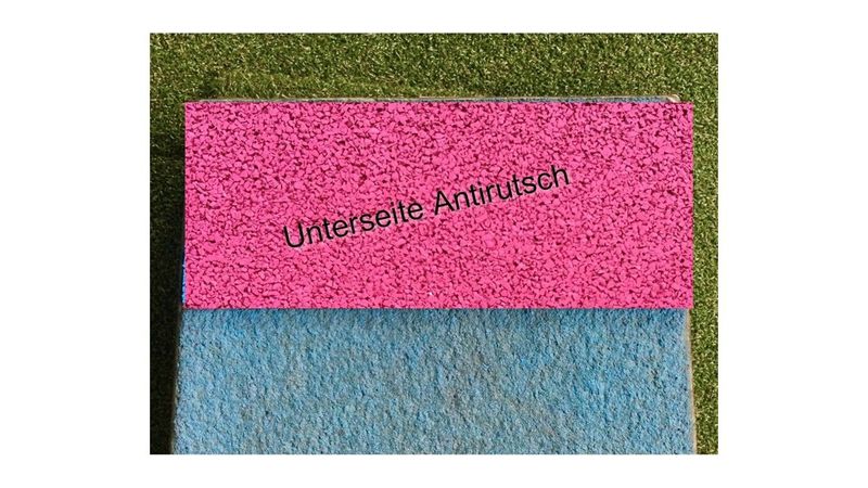 Wippentarget rot ca. 12 x 30 cm ohne Akustik, EPDM mit Antirutschunterseite und Gummizug