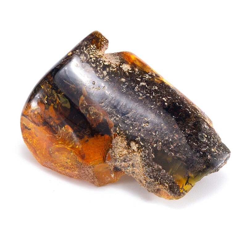 Натуральный камень янтарь с уникальной прородной фактурой 22 гр